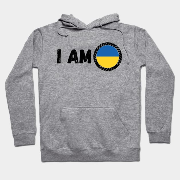 Ukrainian Heritage Ukraine Roots Family DNA Flag Design Hoodie by OriginalGiftsIdeas